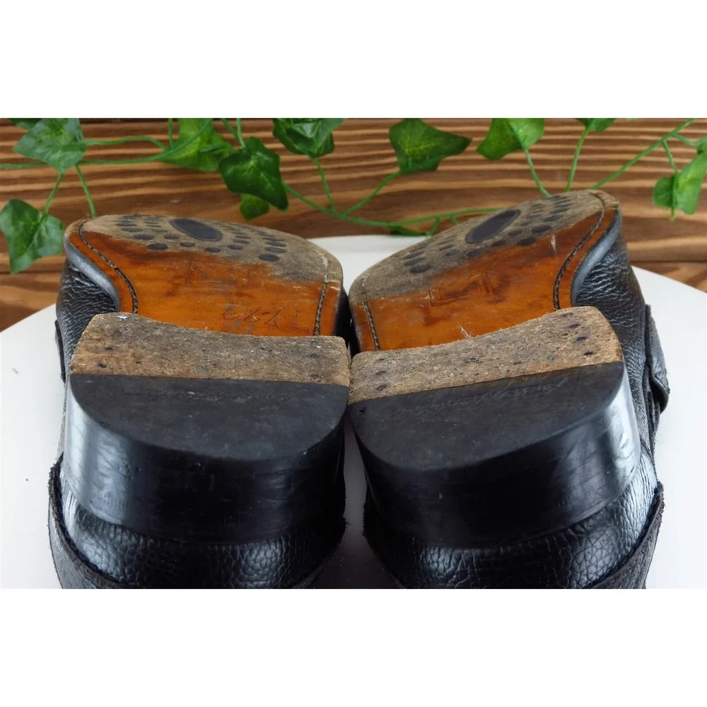 Sandro Moscoloni Shoes Sz 11.5‎ M Black Loafer Leather Men